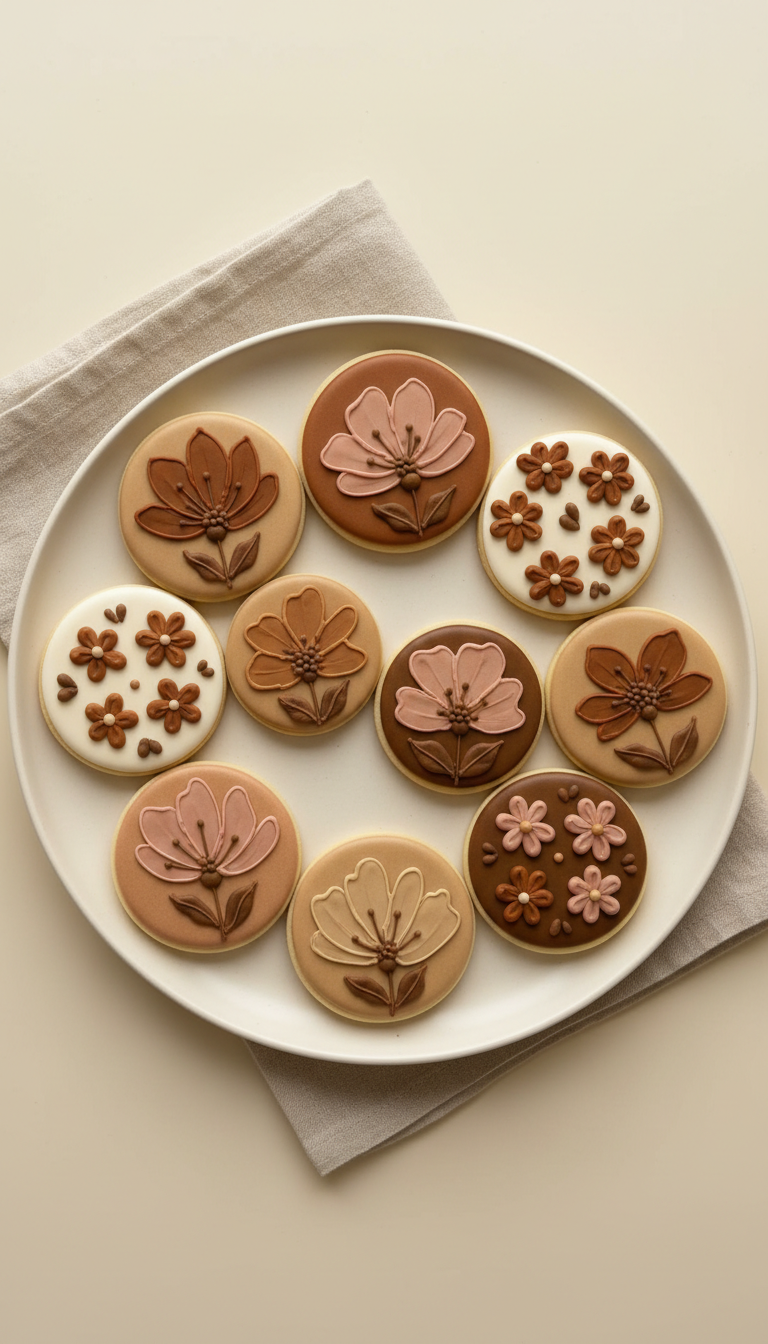 Custom Floral-Iced Sugar Cookies